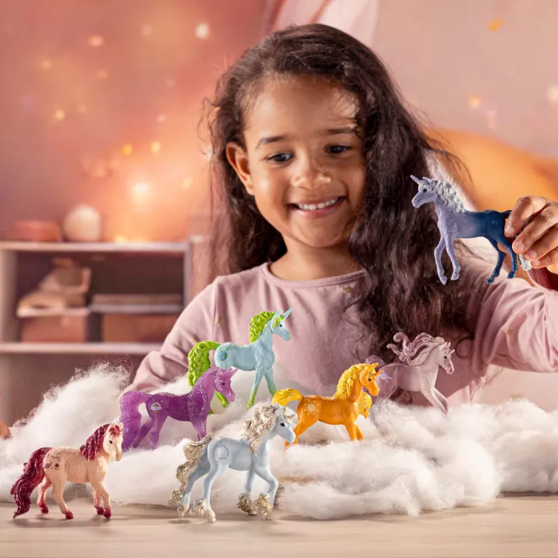 Schleich zberateľská figúrka jednorožec Planetea, ružová, pre deti od 5 rokov