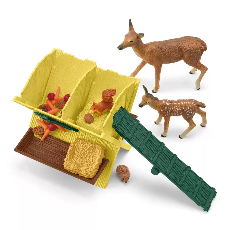 Sada lesných zvierat Schleich 42658S Farebné kŕmne doplnky