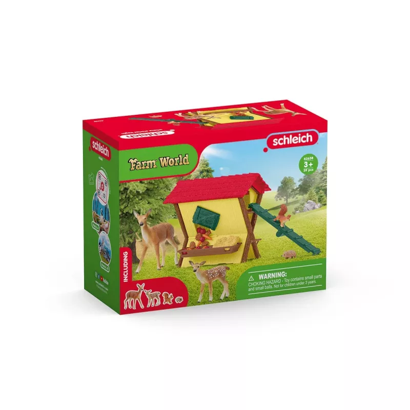 Sada lesných zvierat Schleich 42658S Farebné kŕmne doplnky