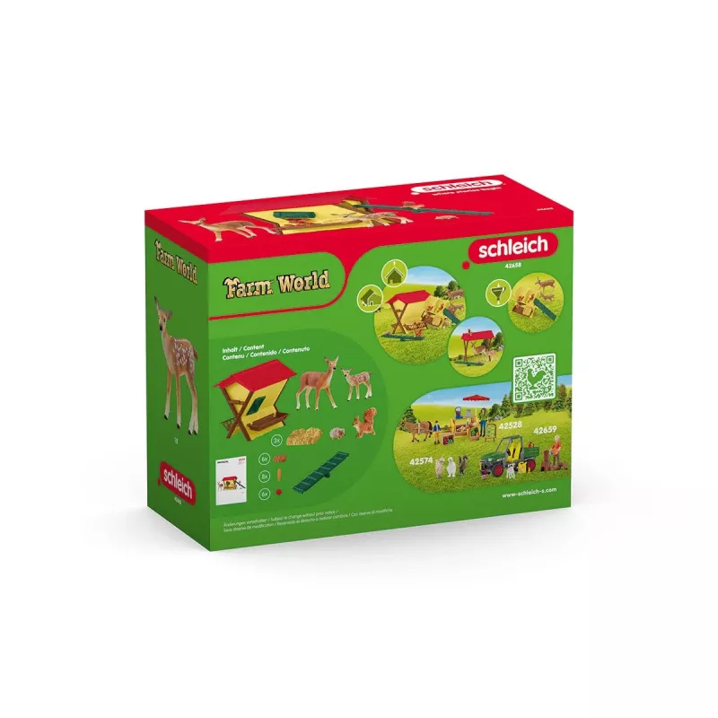 Sada lesných zvierat Schleich 42658S Farebné kŕmne doplnky