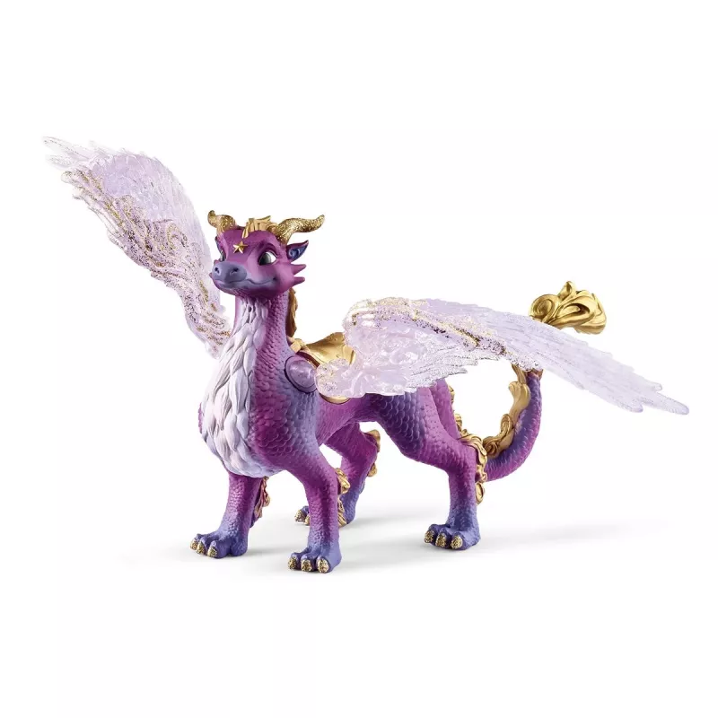 Hračka Schleich BAYALA Nočný nebeský drak zlatá fialová 70762S