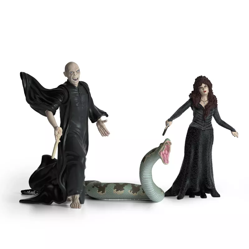 Sada figúrok Schleich Lord Voldemort Nagini Bellatrix Lestrange viacfarebná