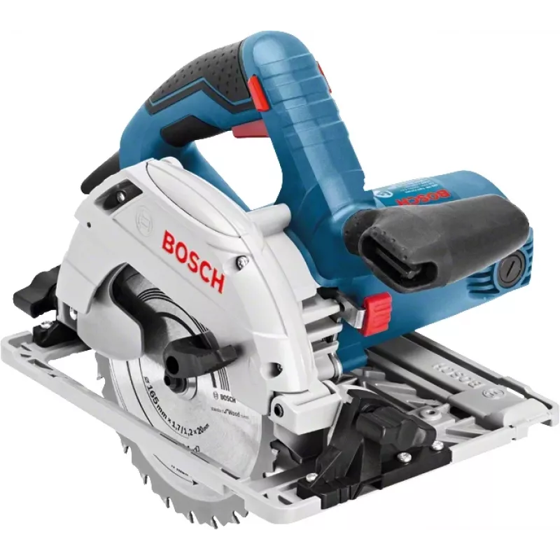 Bosch GKS 55+ GCE + FSN 1400 16,5 cm čierna, modrá 4700 ot/min 1350 W