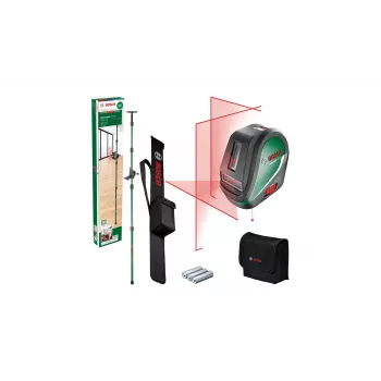 Bosch UniversalLevel 3 Maxi Set 0603663903 laserová vodováha — samonivelačná, dosah až 30 m