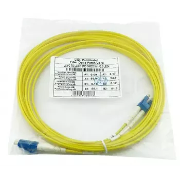 BlueOptics LRCABLE50M-BO LC-UPC/LC-UPC Singlemode optický prepojovací kábel, 50 m, béžový