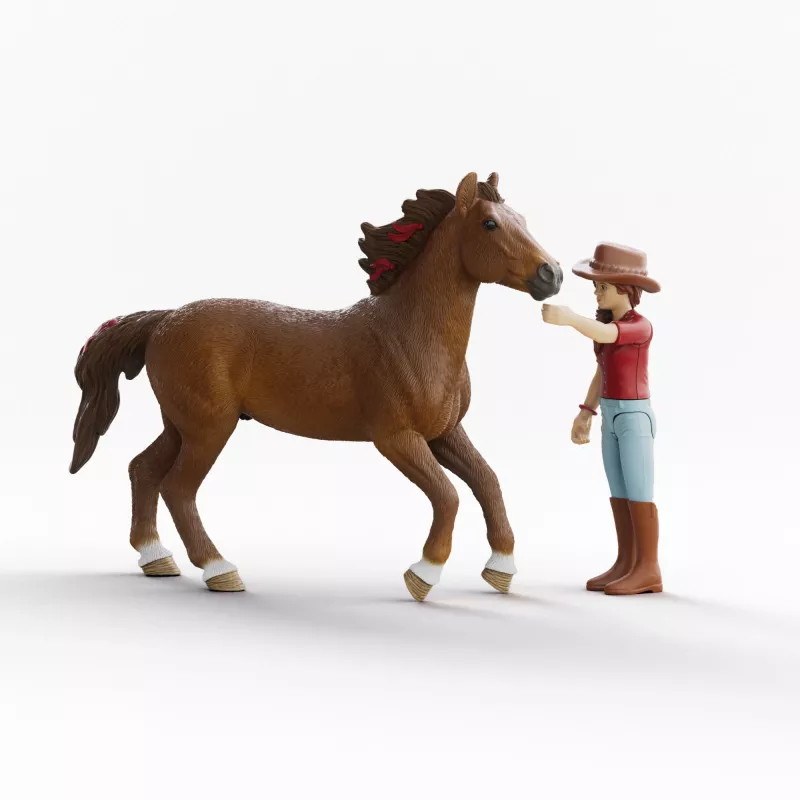 schleich HORSE CLUB Hannah & Cayenne, 5 rokov, kone, viacfarebný