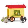 schleich FARM WORLD mobilný kurník, farma, farma, zvieratá z farmy / hračka z farmy, 3 roky, viacfarebný
