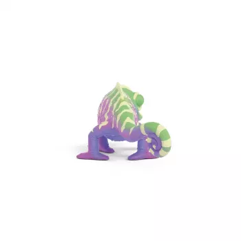 schleich Caspar chameleón v dúhových farbách, 3 roky, viacfarebný, plast