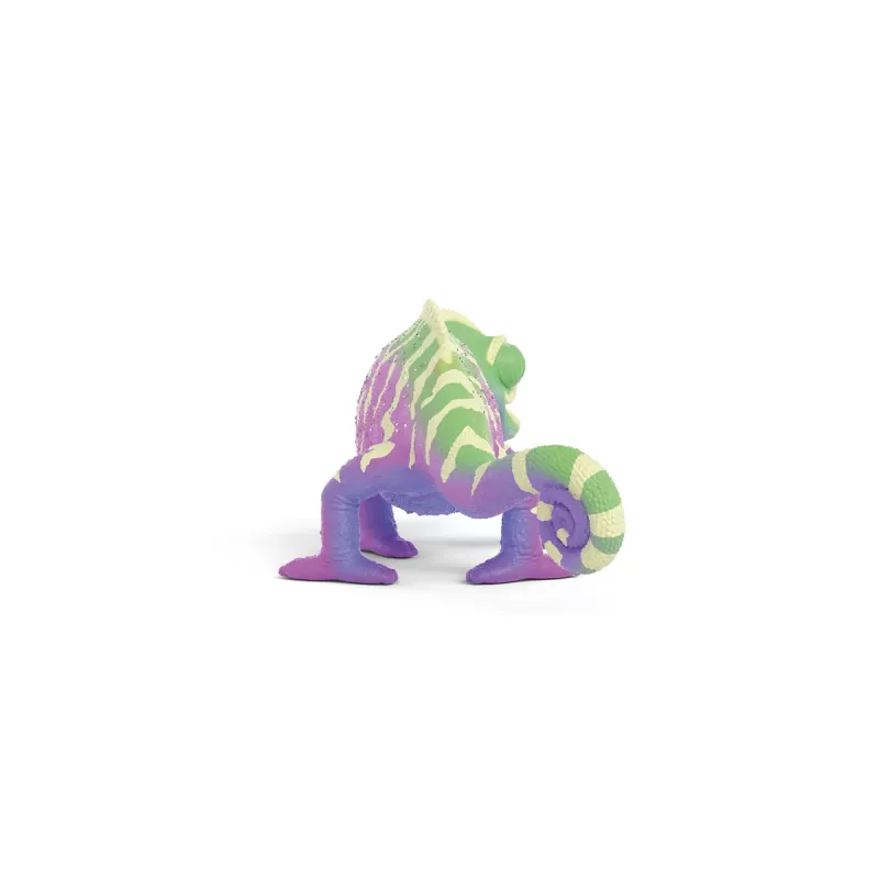 schleich Caspar chameleón v dúhových farbách, 3 roky, viacfarebný, plast