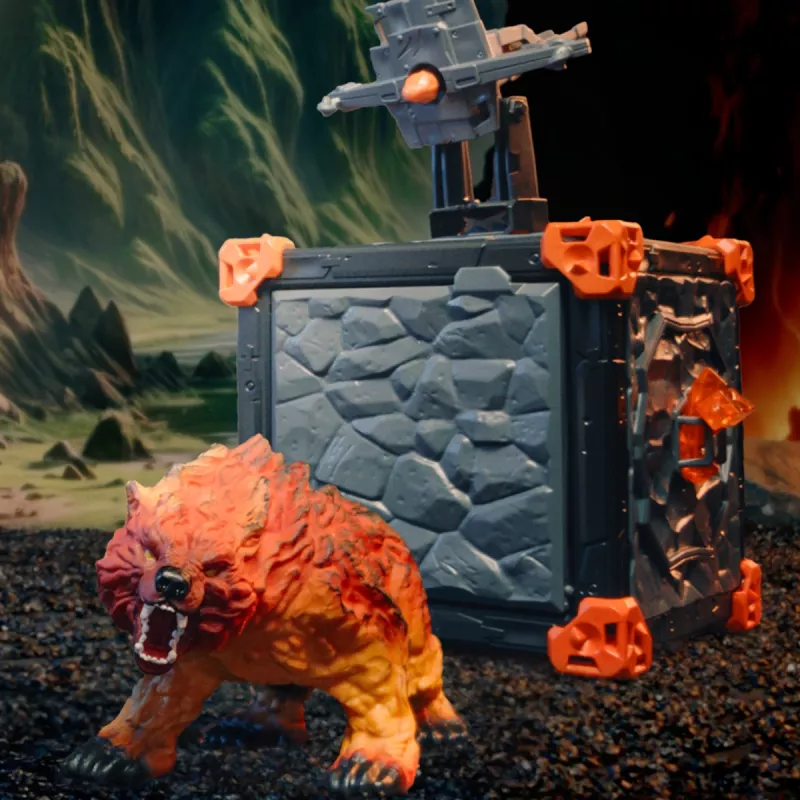 schleich ELDRADOR CREATURES BattleCave lávový medveď, akcia/dobrodružstvo, 7 rokov, viacfarebný