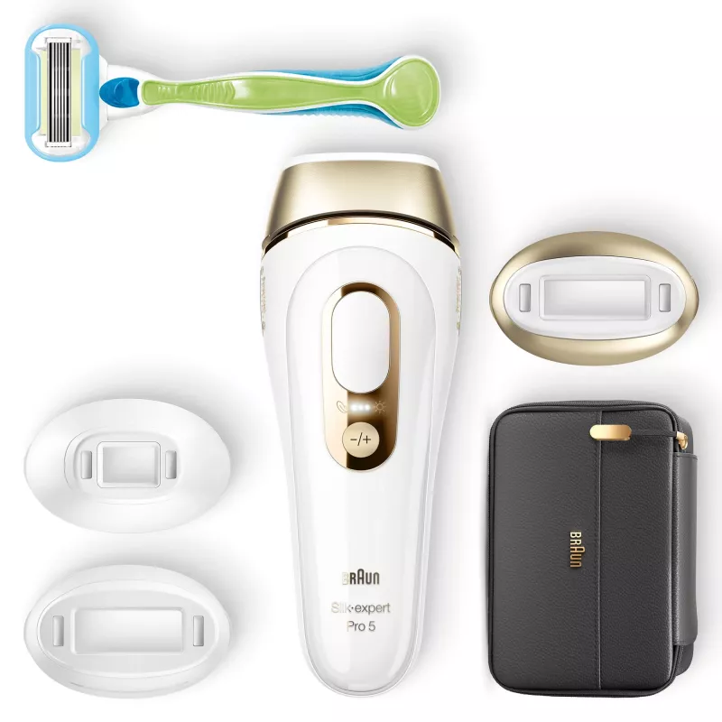 Braun Silk-expert Pro 5 PL5243 Intense Pulsed Light (IPL) zlatá, biela