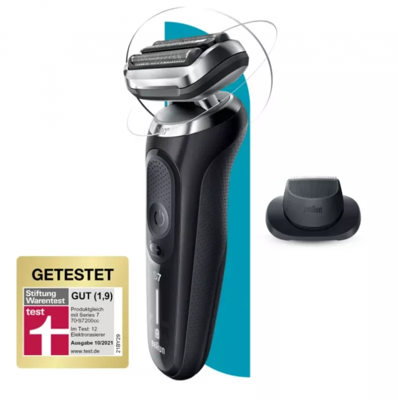 Braun Series 7 71-N1200s fóliový holiaci strojček zastrihávač nehrdzavejúca oceľ