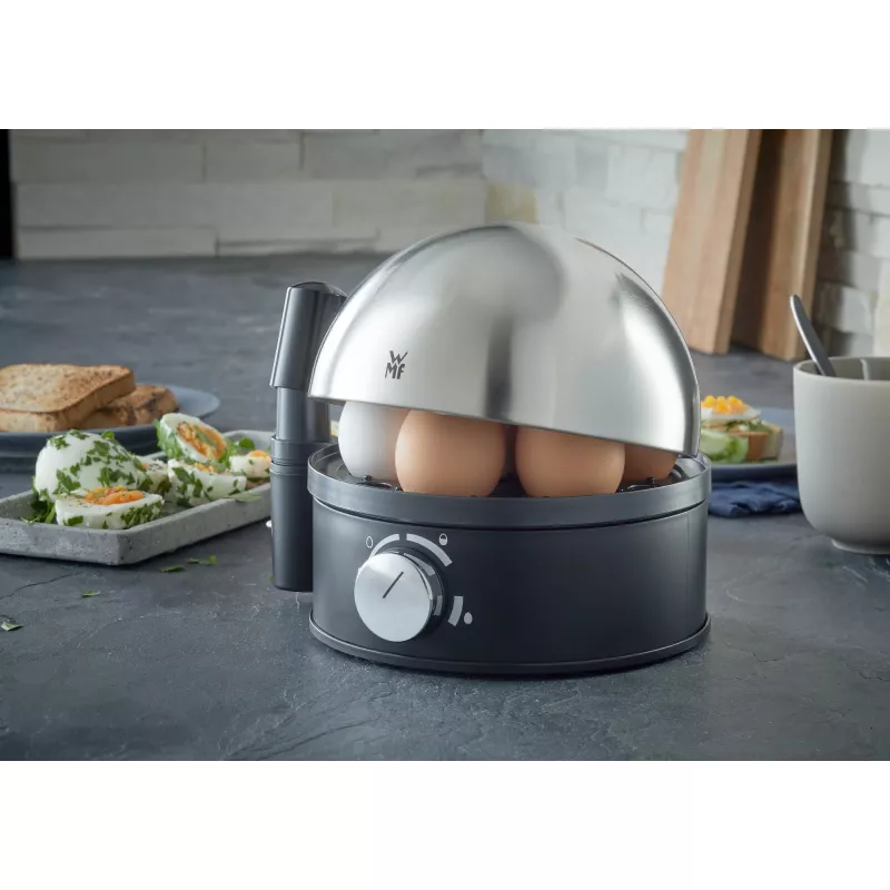 WMF Stelio 0415070011 7 vajec 380 W čierna, chróm