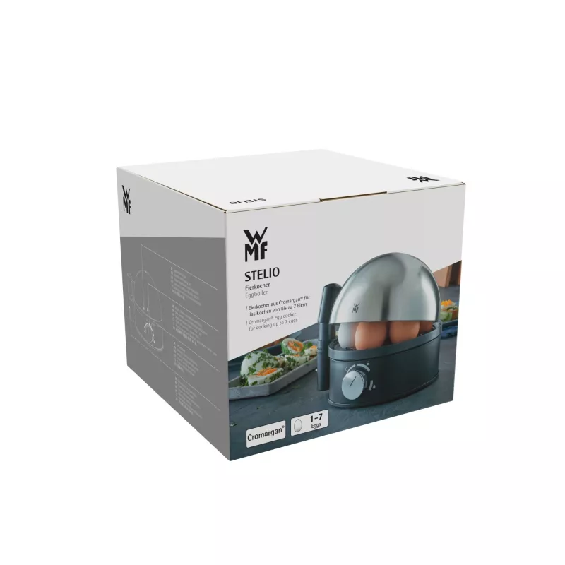 WMF Stelio 0415070011 7 vajec 380 W čierna, chróm