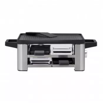 WMF 61.3024.5155 raclette gril 4 osoby čierna, nehrdzavejúca oceľ