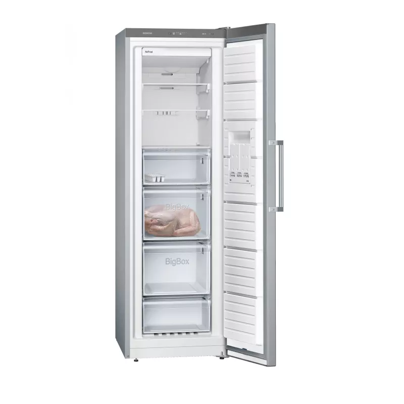 Siemens iQ300 GS36NVIEP mraznička voľne stojaca 242 l nerezová