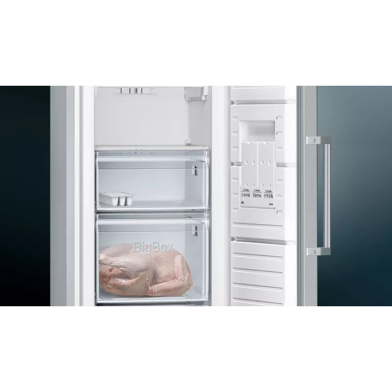 Siemens iQ300 GS36NVIEP mraznička voľne stojaca 242 l nerezová