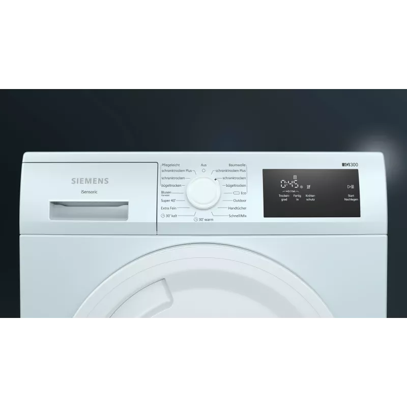 Siemens iQ300 WT43H003 sušička bielizne voľne stojaca predné plnenie 7 kg biela