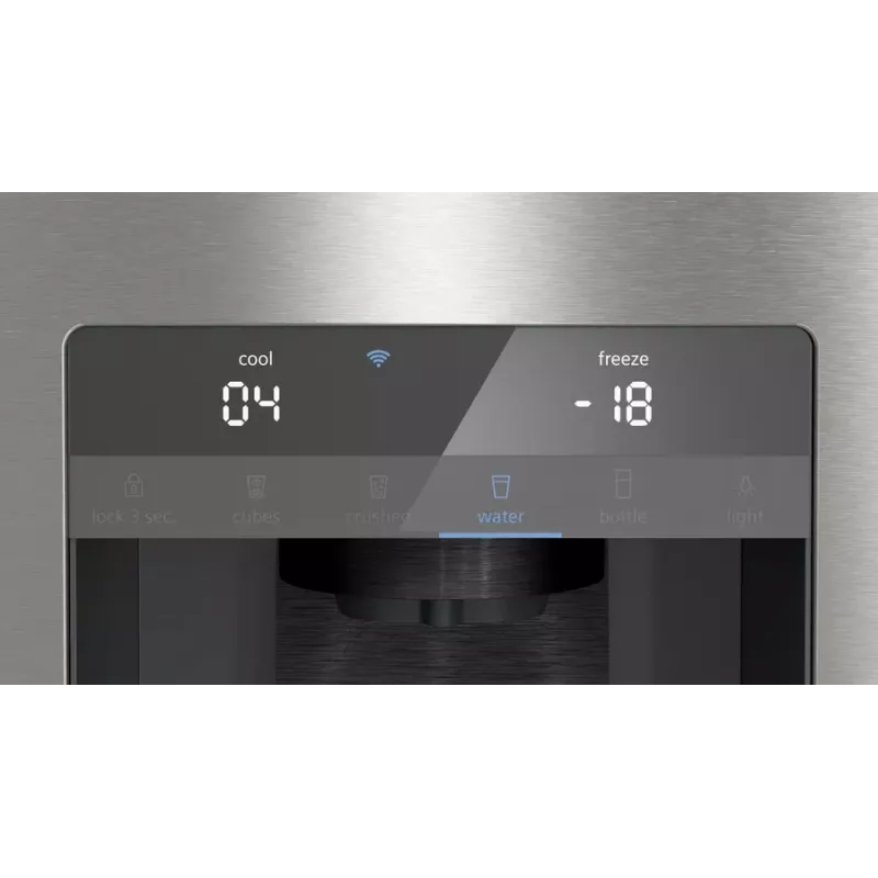 Siemens KF96DPPEA chladnička side-by-side voľne stojaca 574 l nerezová oceľ