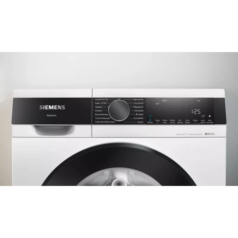 Siemens iQ500 WG44G2Z22 práčka predné plnenie 9 kg 1351 ot/min čierna, biela