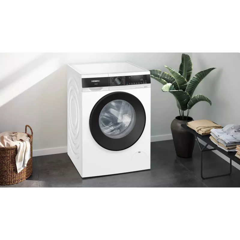 Siemens iQ500 WG44G2Z22 práčka predné plnenie 9 kg 1351 ot/min čierna, biela