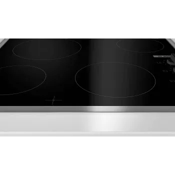 Bosch Serie 2 PKE645CA2E varná doska čierna, ušľachtilá oceľ vstavaná 60 cm sklokeramická varná doska 4 zóny