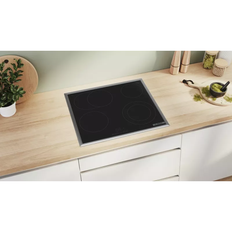 Bosch Serie 4 PKN645BB2E varná doska čierna vstavaná 60 cm zónová indukčná varná doska 4 zóny