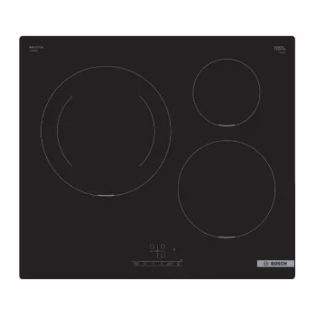 Bosch Serie 4 PUJ611BB5E varná doska čierna vstavaná 60 cm indukčná varná doska so zónami 3 zóny