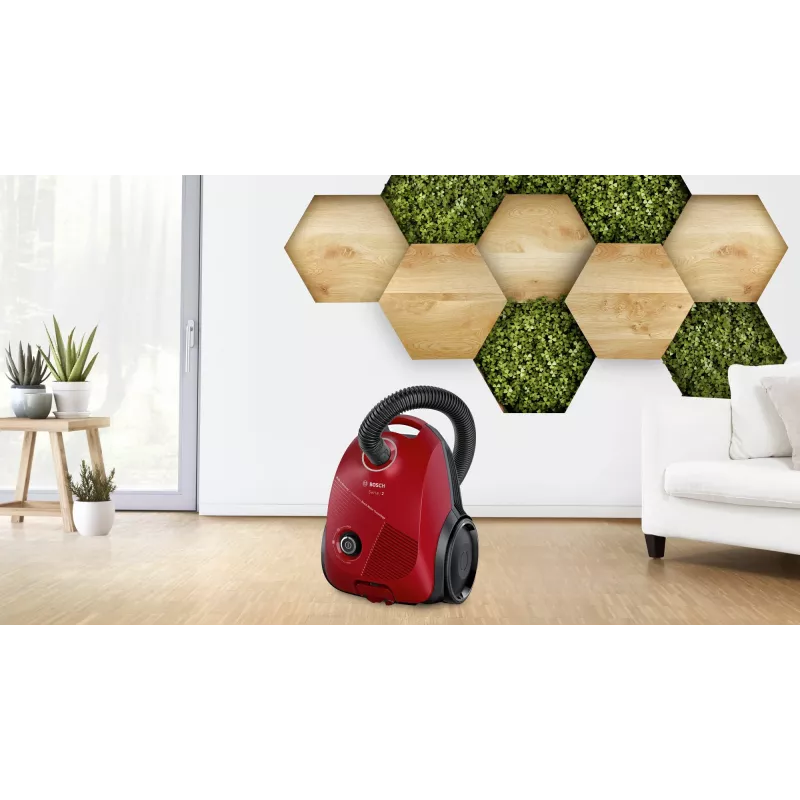 Bosch Serie 2 BGBS2RD1 vysávač 3,5 l valcový vysávač suchý 600 W vrecko na prach