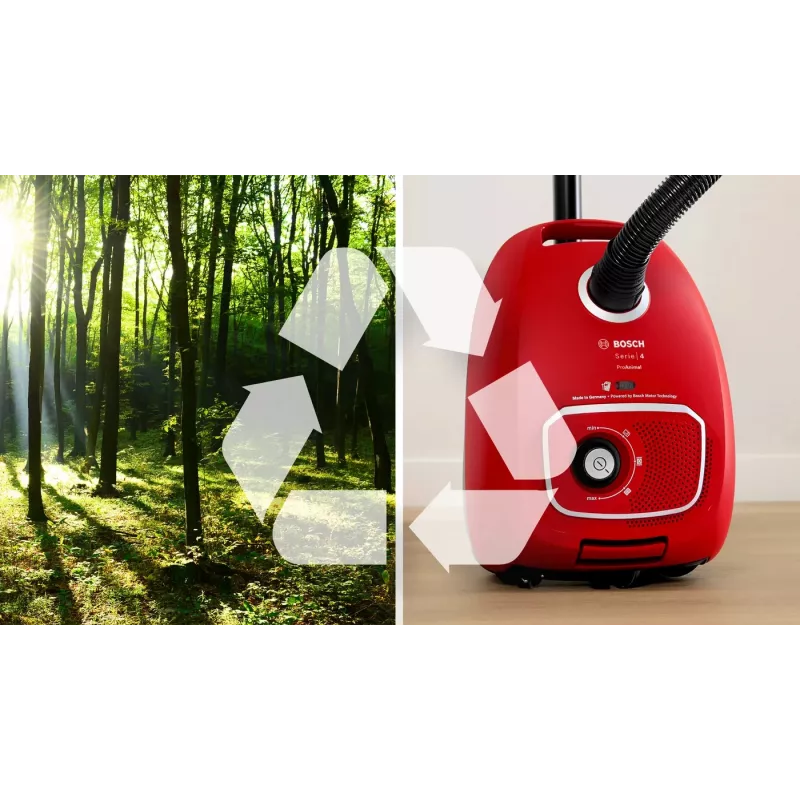 Bosch BGB41PET1 Vysávač 4 l cylindrický vysávač suchý 700 W vrecko na prach