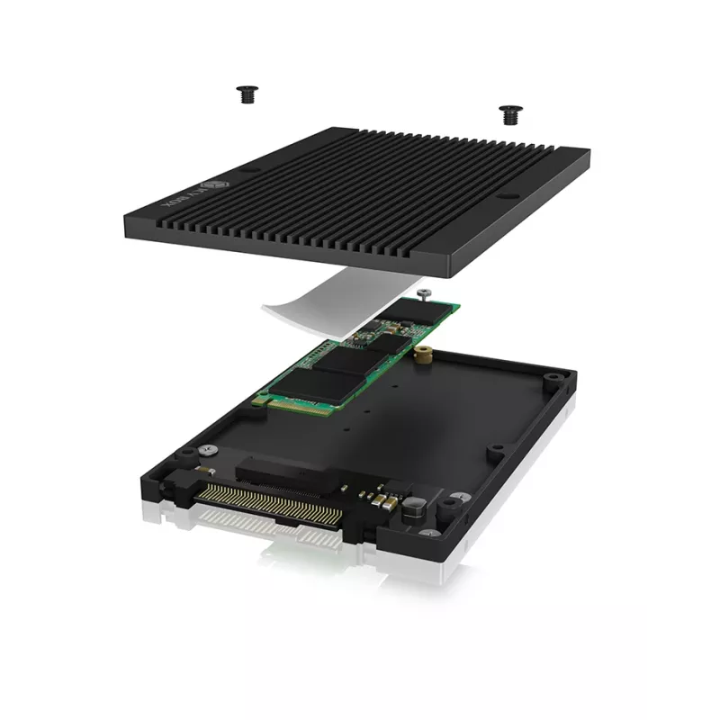 ICY BOX IB-M2U04 puzdro na SSD čierne 2,5 palca