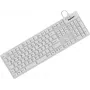 KeySonic KSK-8030 IN (DE) biela klávesnica priemyselná USB QWERTZ nemčina