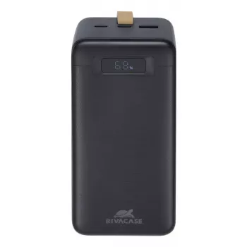 Powerbank Rivacase VA1084 Lithium-Polymer 40000 mAh, Quick Charge 3.0, 2× USB-C + 1× USB-A, čierna
