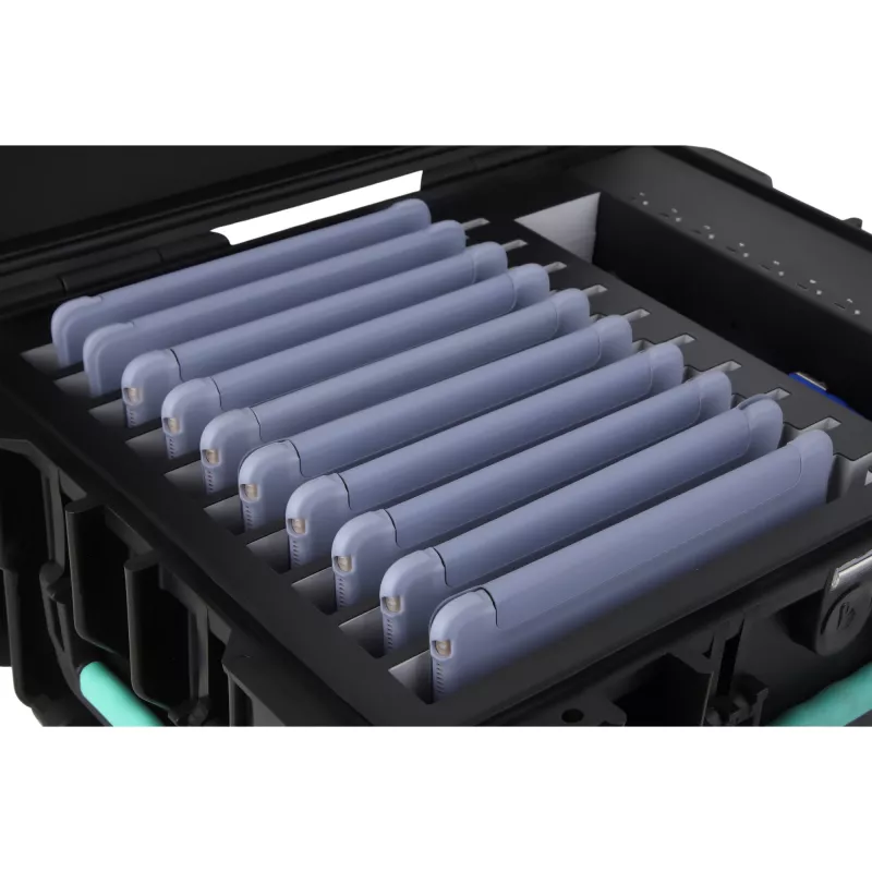 DEQSTER 10-744120 mobilná nabíjačka na tablet čierna AC rýchle nabíjanie interiér, exteriér