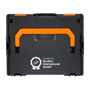 Brother ZPTOUCHLBOXXKOMPL kufrík na zariadenie pevný kufrík čierna, oranžová