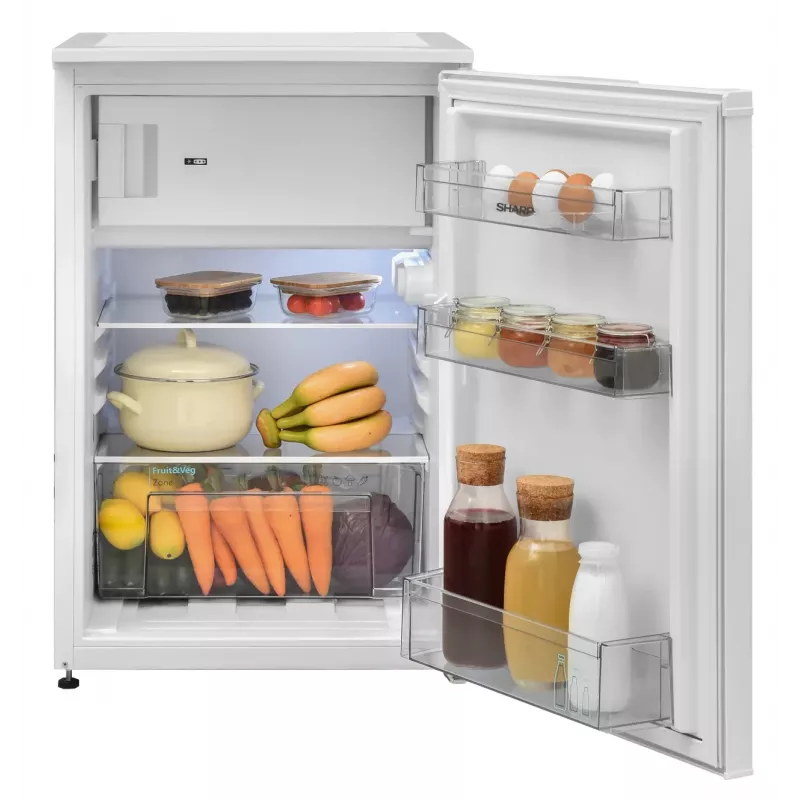Sharp SJ-UD121T2W-EU chladnička s mrazničkou voľne stojaca 121 L biela