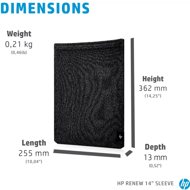 HP Renew 14 puzdro na notebook, puzdro, 35,6 cm (14 palcov), 210 g