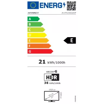JAPANNEXT JN-I238FHD200F počítačový monitor 60,5 cm (23,8 palcov) 1920 x 1080 pixelov Full HD LCD čierna