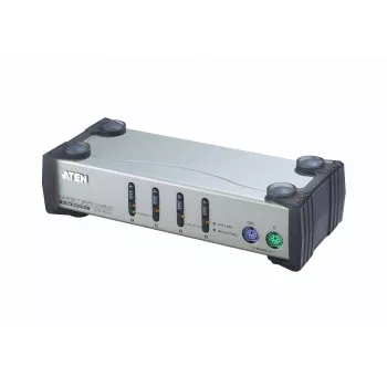 KVM prepínač ATEN CS84A strieborný