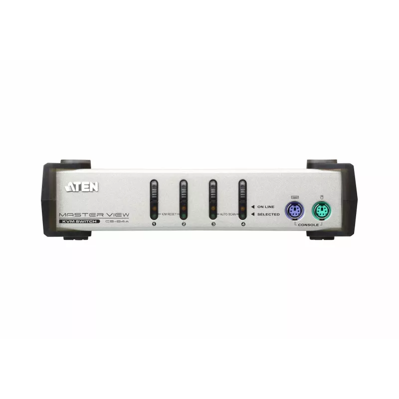 KVM prepínač ATEN CS84A strieborný