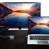 Adaptér ATEN USB-C na VGA, USB Type-C, VGA (D-Sub), konektor samec, konektor samica, rovný, rovný