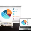 Adaptér ATEN USB-C na VGA, USB Type-C, VGA (D-Sub), konektor samec, konektor samica, rovný, rovný