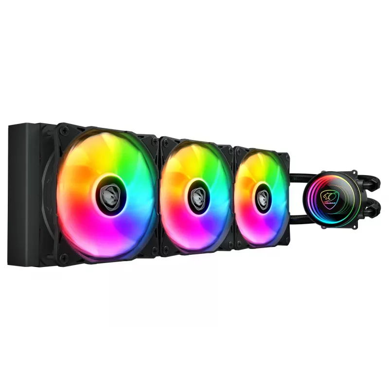 All-in-One kvapalinový chladič COUGAR Gaming CGR-PSDELRGB-B-360 12 cm čierny
