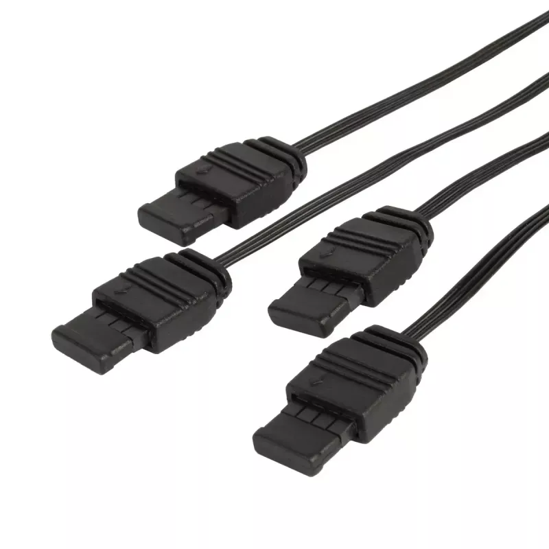 Kábel Silverstone CPL03 0,3 m 4 x 4-pin PWM 4-pin PWM