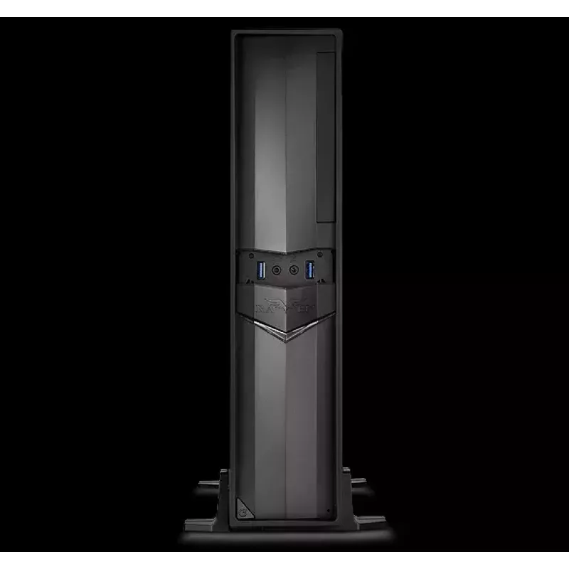 PC puzdro Silverstone RVZ02 Small Form Factor čierna, strieborná