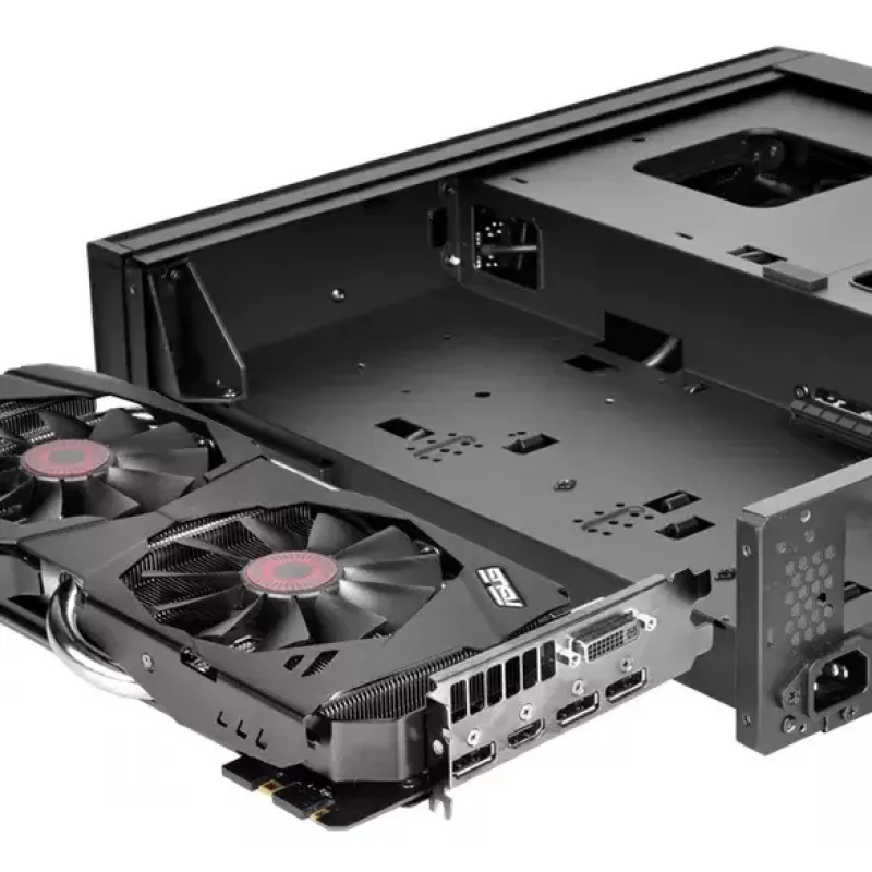 PC puzdro Silverstone RVZ02 Small Form Factor čierna, strieborná