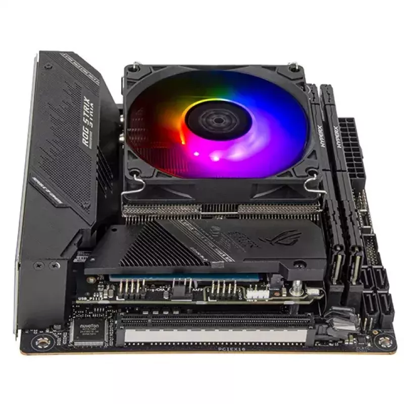Ventilátor Silverstone Hydrogon H90 ARGB 9,2 cm čierny 500-2600 RPM