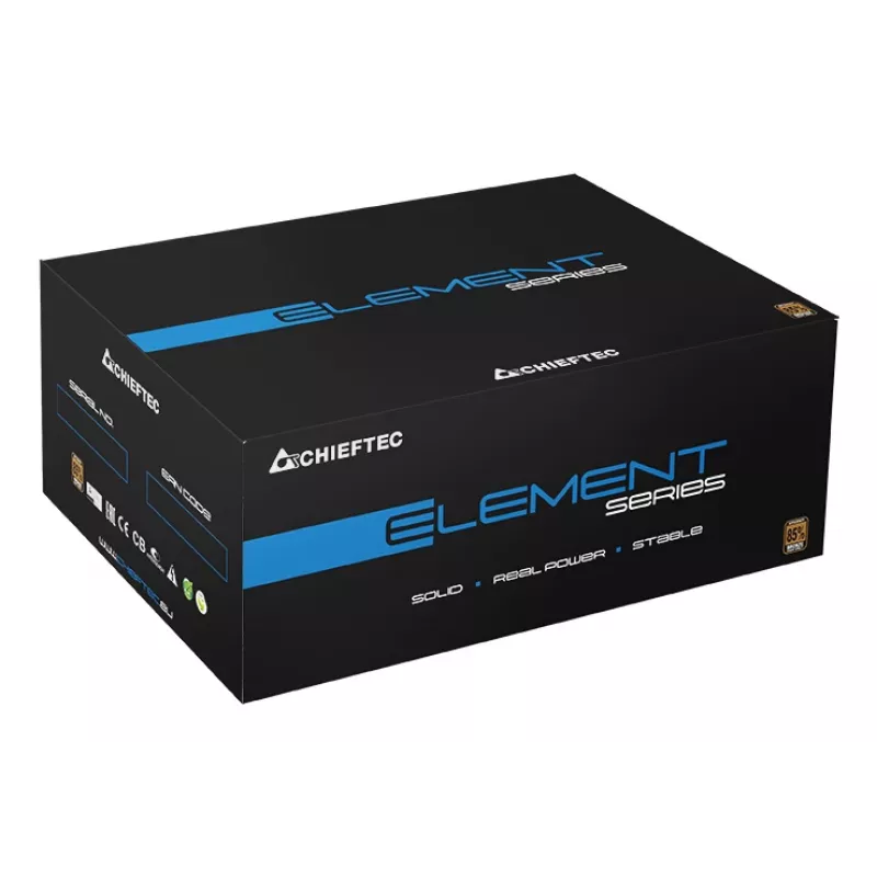 Chieftec ELP-700S napájací zdroj 700 W 20+4 pin ATX PS/2 čierny