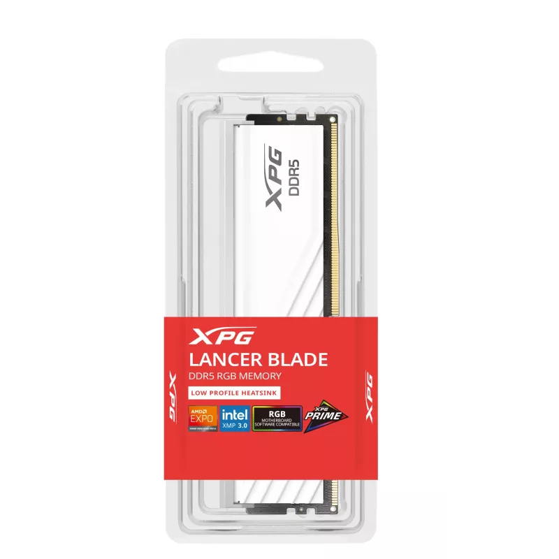 ADATA XPG Lancer Blade RGB AX5U6000C3032G-SLABRWH 32GB DDR5-6000 DIMM, biely