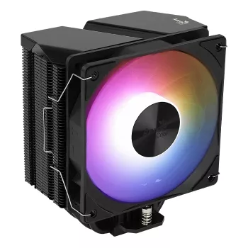 Vzduchový chladič AEROCOOL Rime 4 120 mm ventilátor s hydraulickým ložiskom, 4 heatpipes, TDP 230 W, čierna